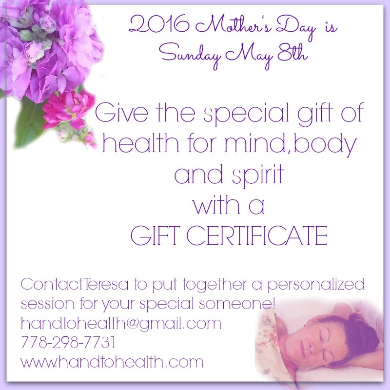 Mother's Day Gifts for Hand to Health in Abbotsford
