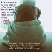 Massage Therapy relaxes the nervous system